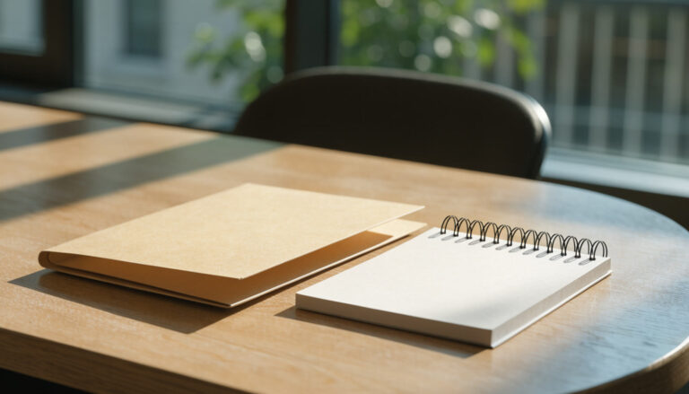 Nursing textbooks and clipboard on a table