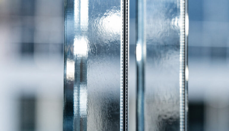 Window glazing label showing performance ratings